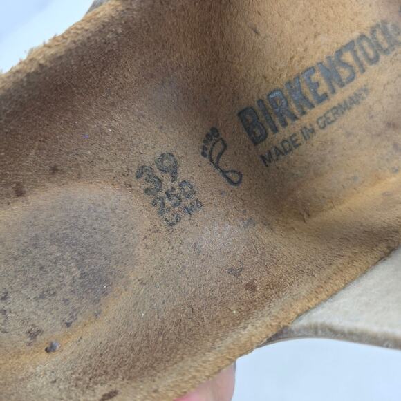 Birkenstock Women’s Mayari Sandals Beige Leather Size 39 (US 8–8.5) - Picture 8 of 8